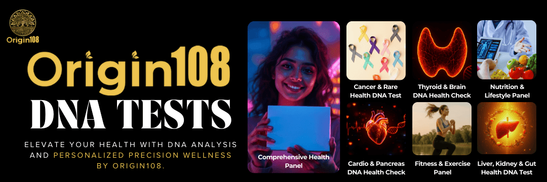 DNA health testing panels for personalized preventive care at Origin108